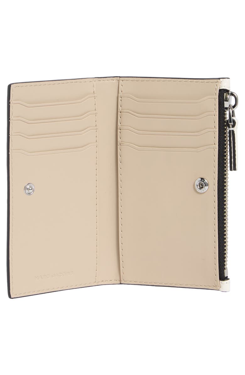 Marc Jacobs Wild Daisy Bifold Wallet, Alternate, color, White Multi