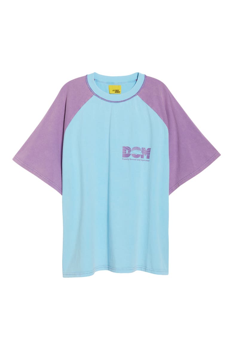 Family Business Cotton Graphic T-Shirt, Alternate, color, PURPLE/ BLUE
