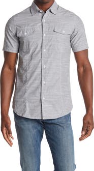BURNSIDE Regular Fit Patch Pocket Shirt