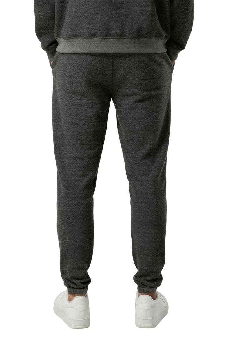 Skinny Textured Cotton Interlock Sweatpants, Alternate, color, GREY