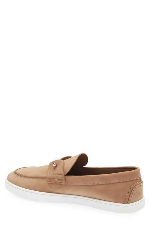 Christian Louboutin Reversed Nubuck Leather Loafers
