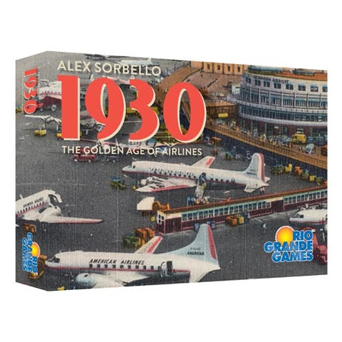 1930, The Golden Ages of Airlines Wealth Building Economic Board Game