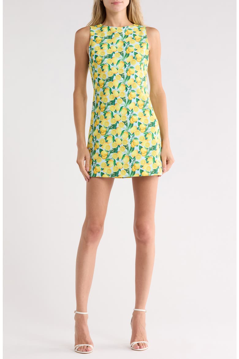 Clyde A-Line Shift Dress, Main, color, LEMON SQUEEZE