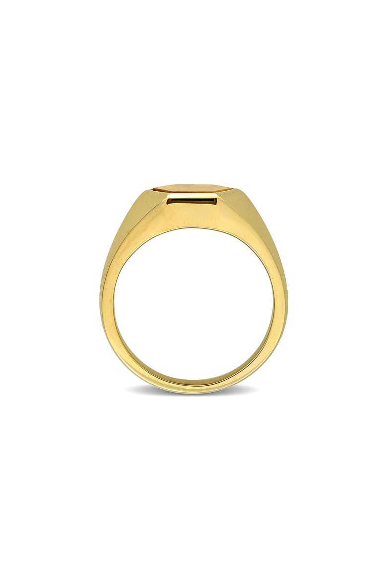 Tiger's Eye Hexagon Ring, Alternate, color, BROWN