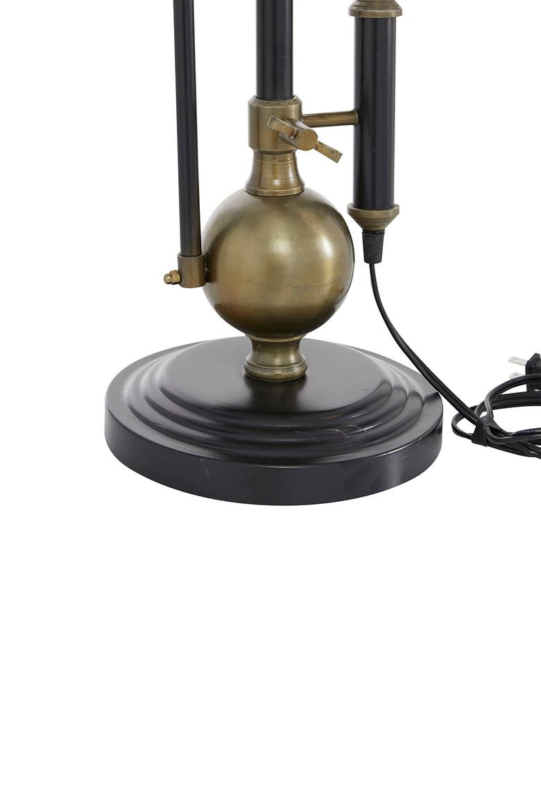 Black Metal Industrial Floor Lamp, Alternate, color, BLACK