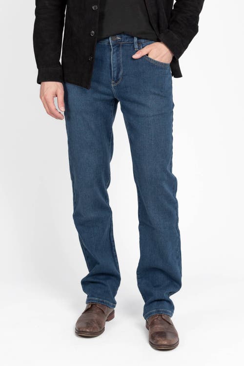 Jack Of Spades High Roller Fit Five Pocket Jeans In Indigo Blend