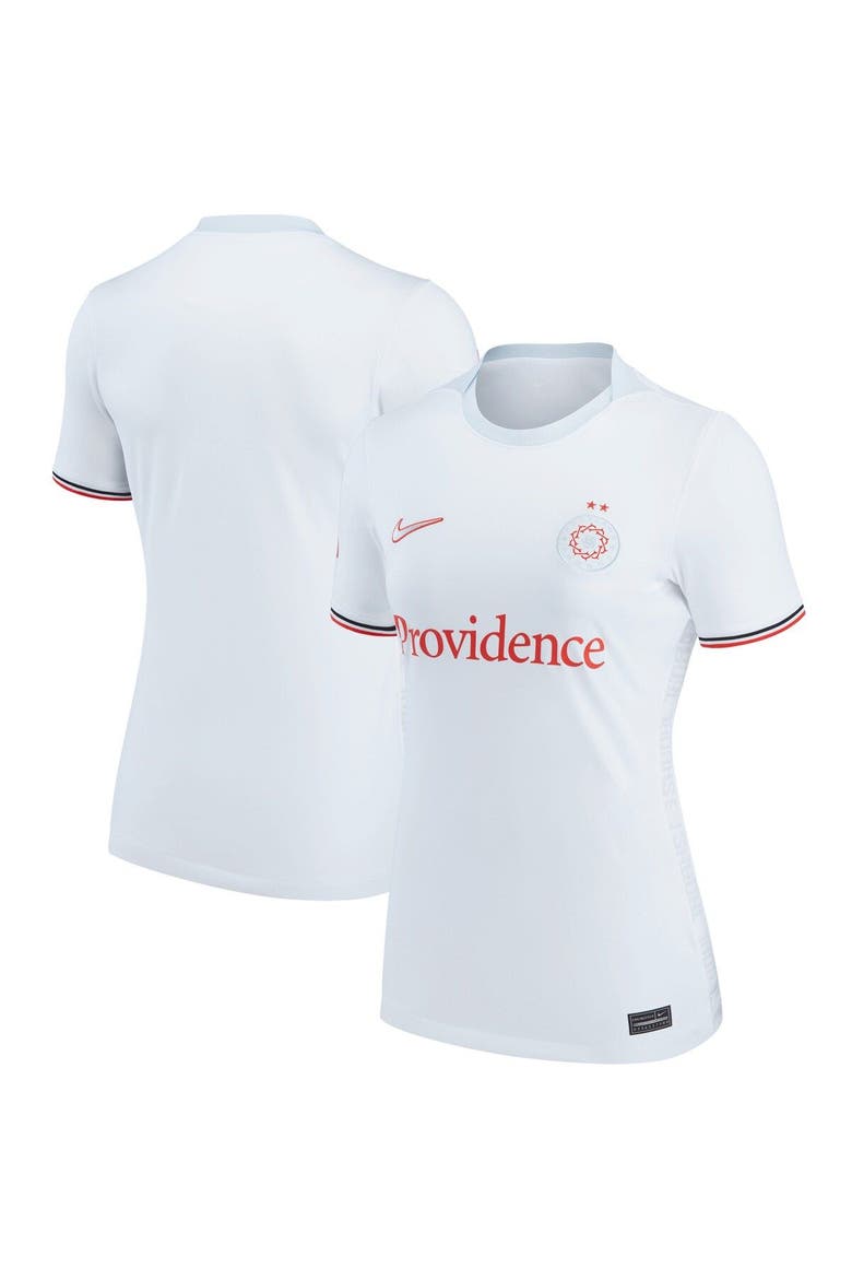 Women's Nike White Portland Thorns FC 2022 Replica Away Match Jersey, Main, color, White