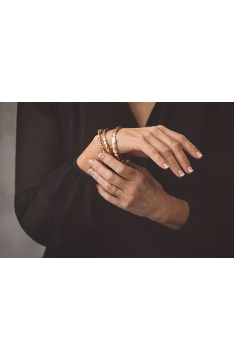 Collection 1304 Droplet Bronze Bangle, Alternate, color, Bronze