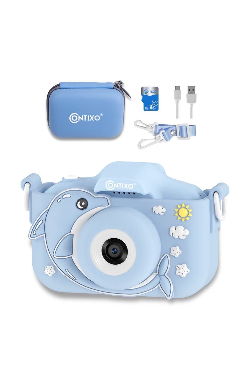 CONTIXO HD Digital Kids Camera, Alternate, color, Green Dinosaur