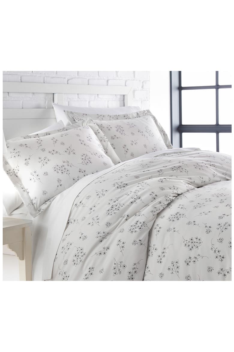 Luxury Collection Premium Oversized Duvet Cover Set, Alternate, color, GREY