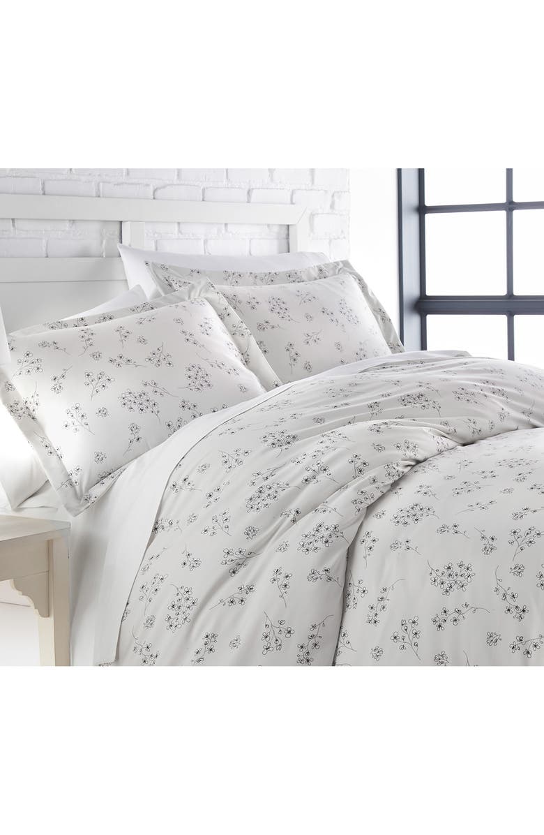 SOUTHSHORE FINE LINENS Luxury Collection Premium Oversized Duvet Cover Set, Alternate, color, Grey