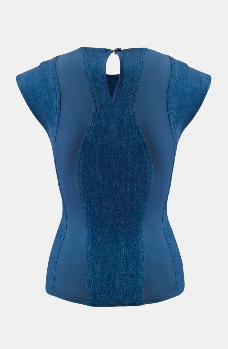 OW Collection KENNA Top, Alternate, color, Blue