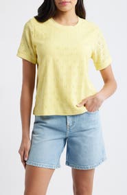 CITY BLUES Eyelet T-Shirt