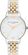 Olivia Burton Two-Tone Round Bracelet Watch, 30mm