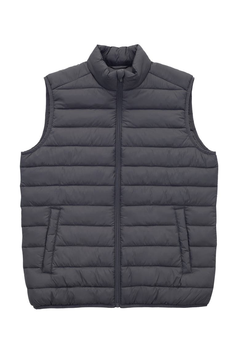 Lightweight Puffer Vest, Alternate, color, Grey