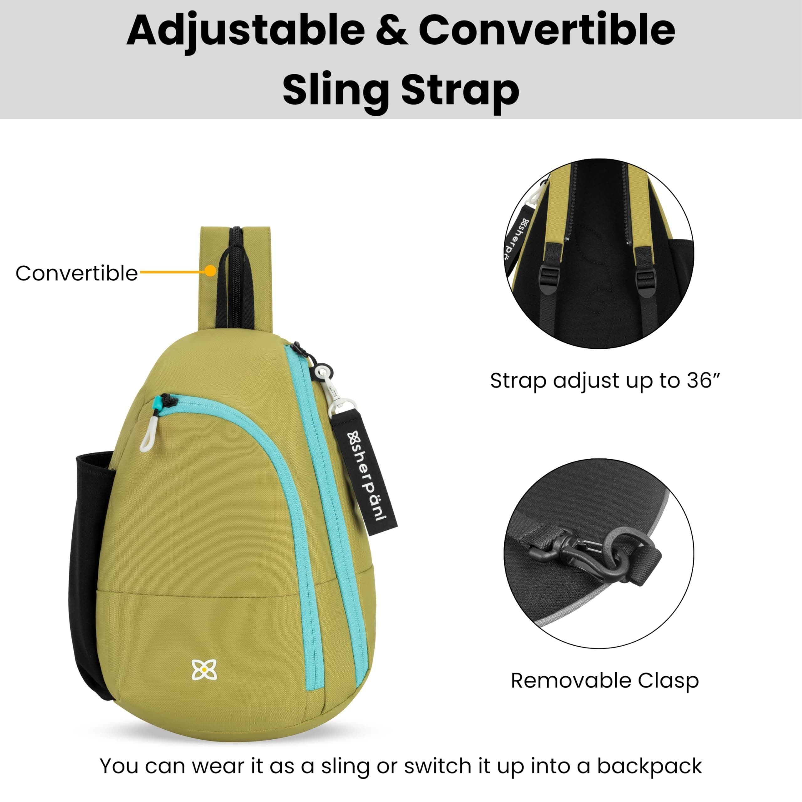 Sherpani Wayfarer Small Convertible 8L Sling Backpack, Alternate, color, Alchemy