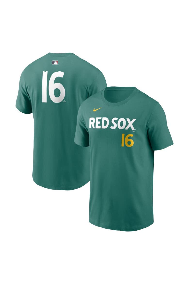Men's Nike Jarren Duran Green Boston Red Sox 2025 City Connect Fuse Name & Number T-Shirt, Main, color, Green