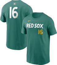 Nike Men's Nike Jarren Duran Green Boston Red Sox 2025 City Connect Fuse Name & Number T-Shirt