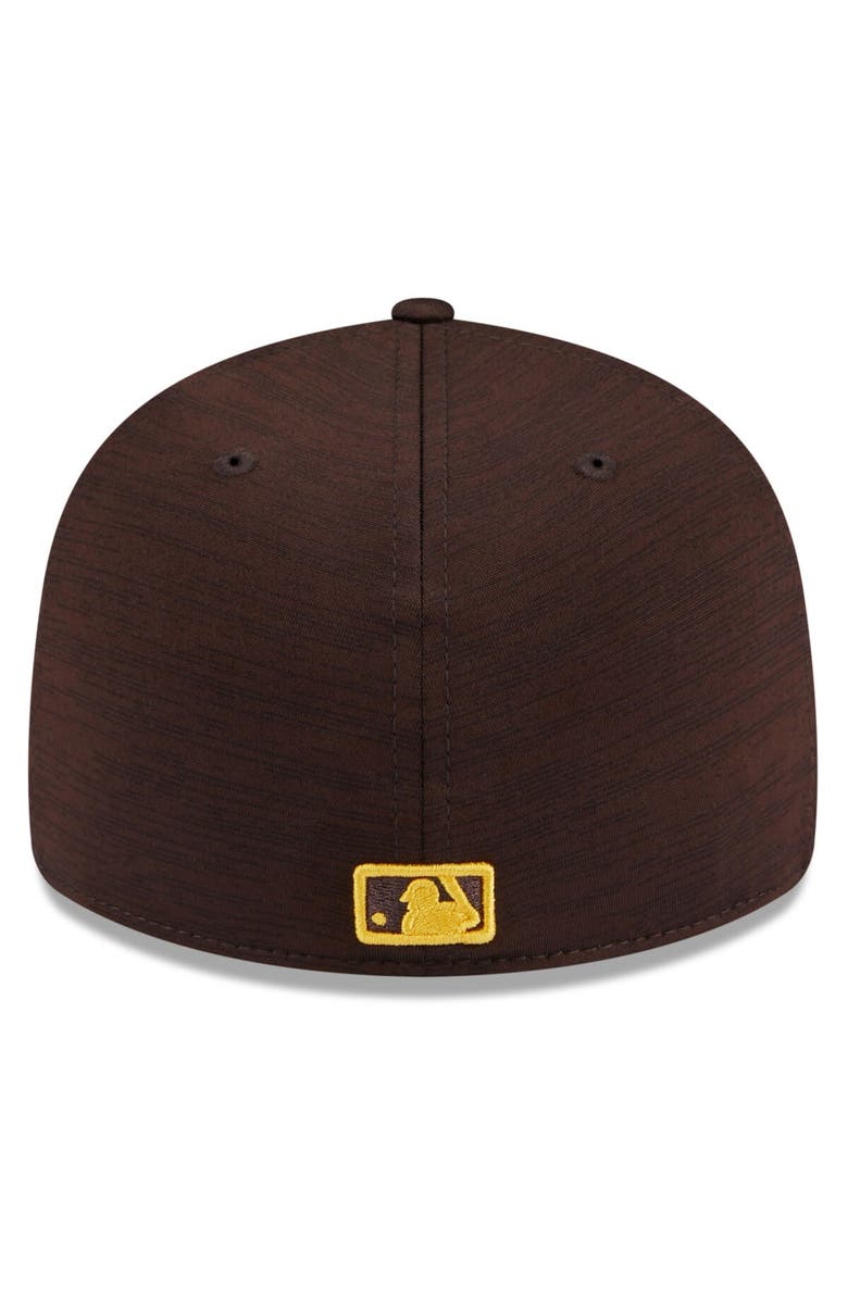 New Era Men's New Era Brown San Diego Padres 2024 Clubhouse Low Profile 59FIFTY Fitted Hat, Alternate, color, Brown