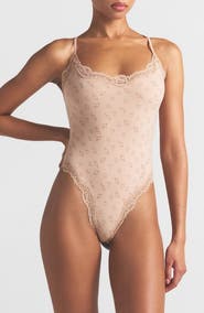 SKIMS Fits Everybody Lace Cami Bodysuit