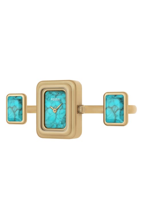 Fossil Raquel Watch Ring, 14mm X 18mm In Multi
