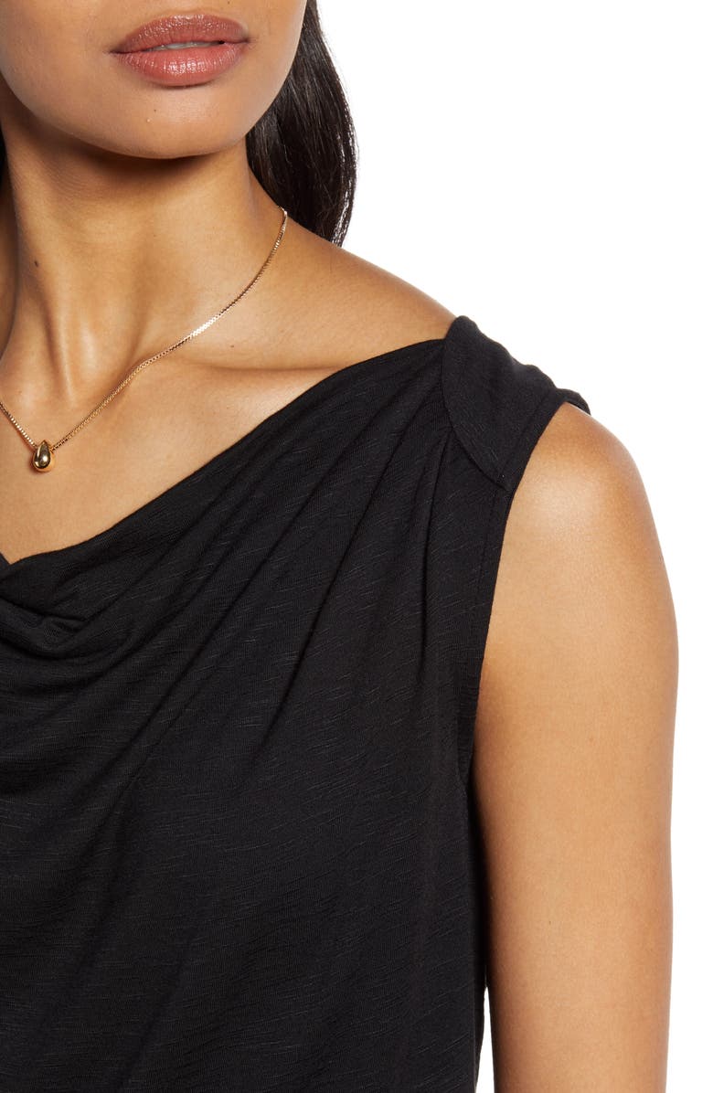 Halogen<sup>®</sup> Drape Front Sleeveless Knit Top, Alternate, color,