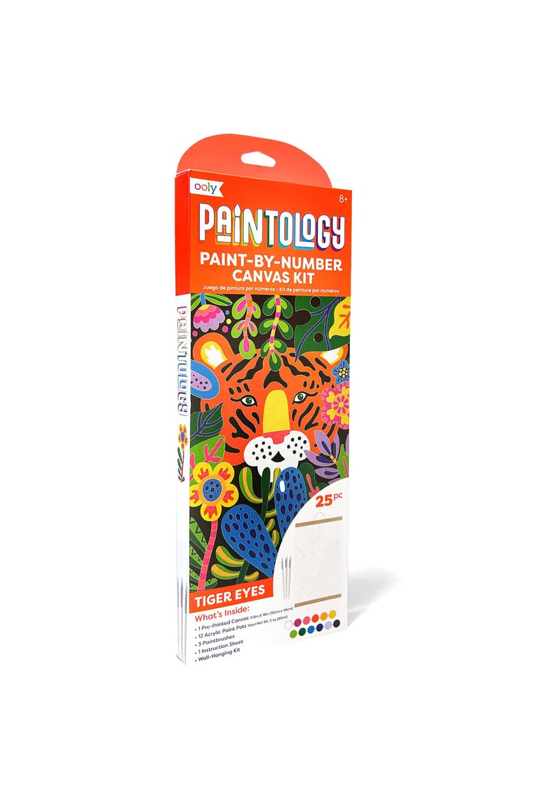 Paintology Paint By Number Canvas Kit, Alternate, color, Multicolored