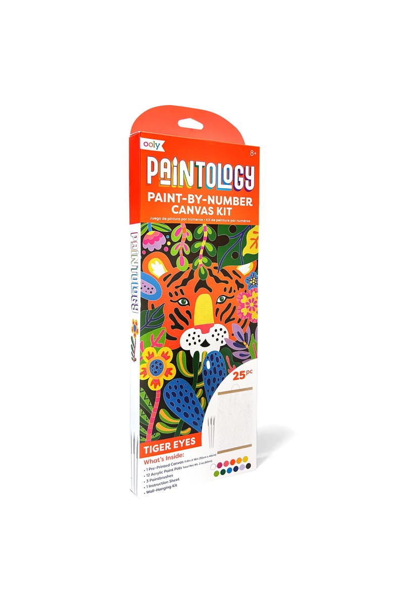 OOLY Paintology Paint By Number Canvas Kit, Alternate, color, Multicolored