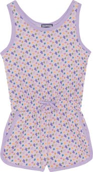 Vilebrequin Girls Organic Cotton Playsuit Micro Ronde des Tortues