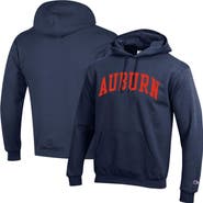 Champion Men's Champion  Navy Auburn Tigers Basic Arch Fleece Pullover Hoodie