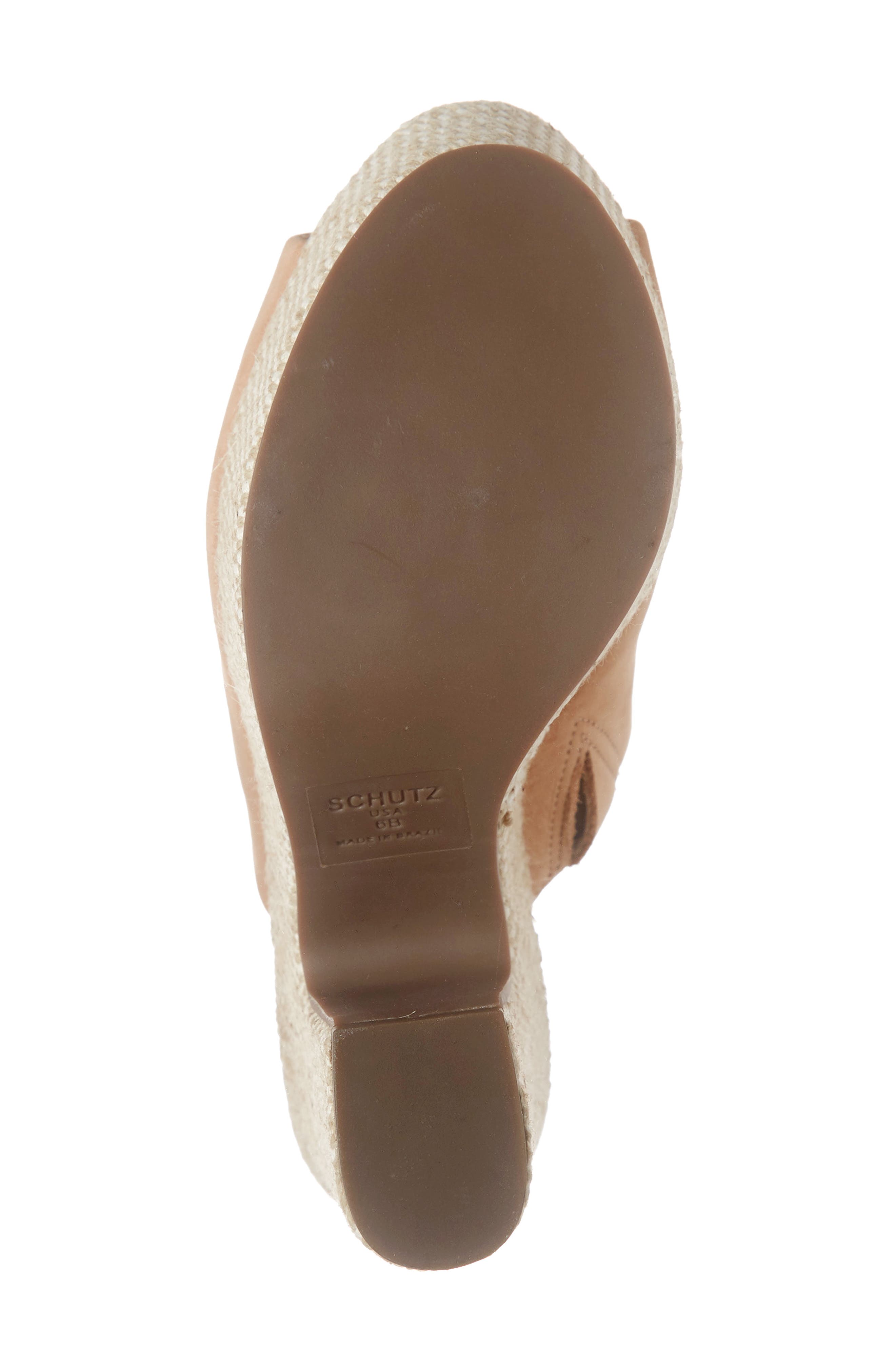 Dandara Platform Slide Sandal, Alternate, color, HONEY BEIGE NUBUCK LEATHER