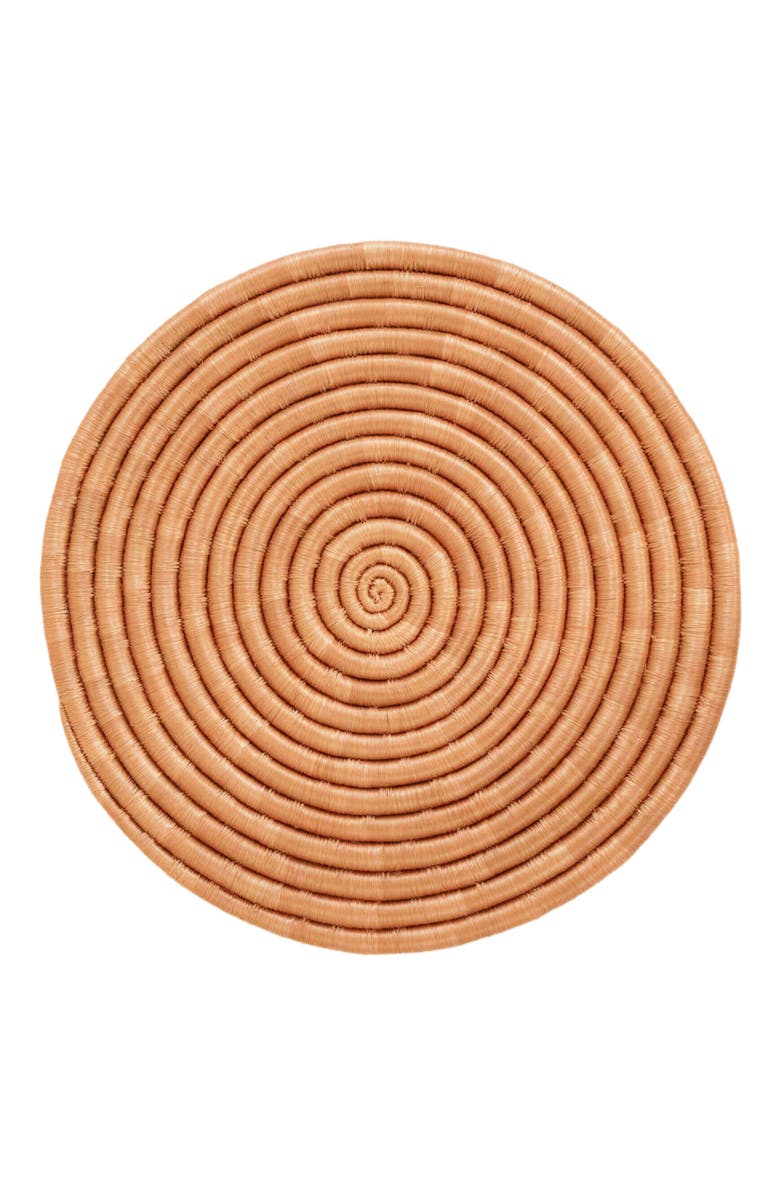 indego africa 12" Sisal Placemat - Tea, Main, color, Brown