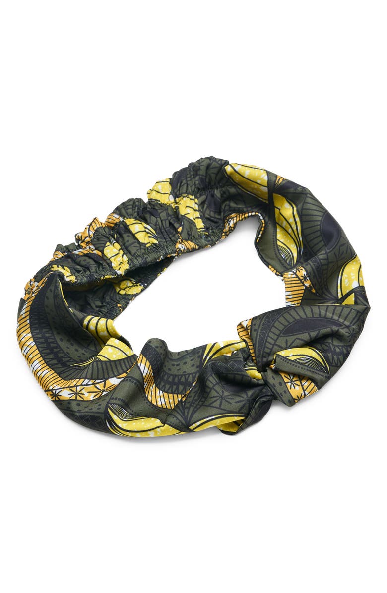 Grace Eleyae Twist Detail Satin Head Wrap, Main, color,