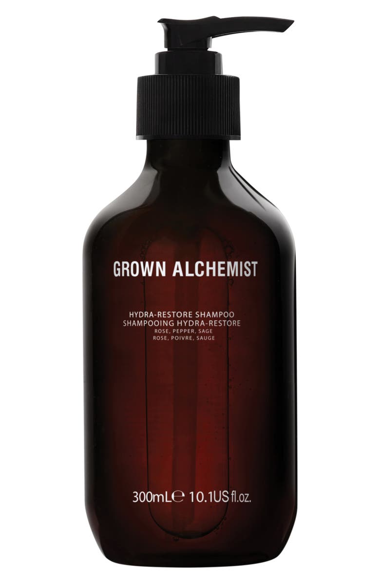 GROWN ALCHEMIST Hydra-Restore Shampoo with Rose, Pepper & Sage, Main, color,