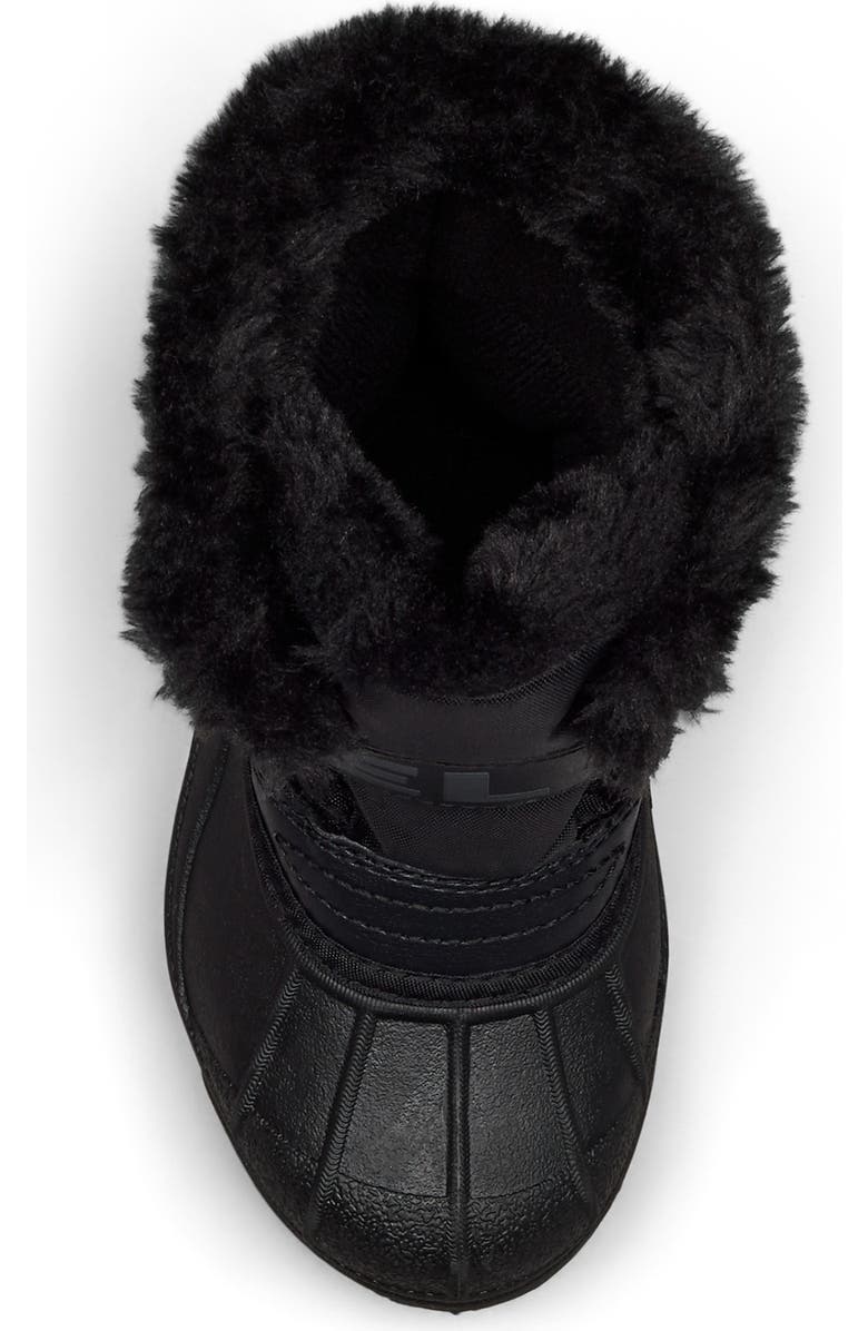 SOREL Kids' Snow Commander Insulated Waterproof Boot, Alternate, color, Black/ Charcoal