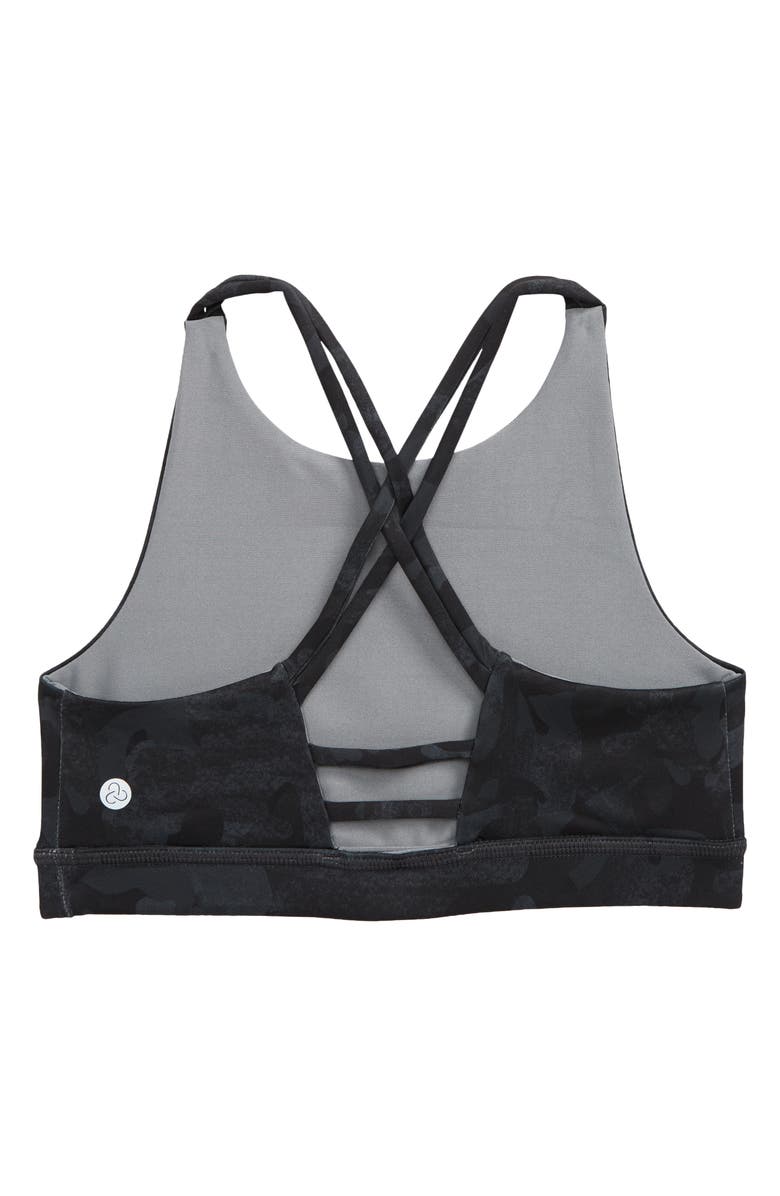 Zella Girl Live In Reversible Strappy Bra, Alternate, color,