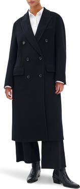 rag & bone Vasso Double Breasted Wool Blend Coat