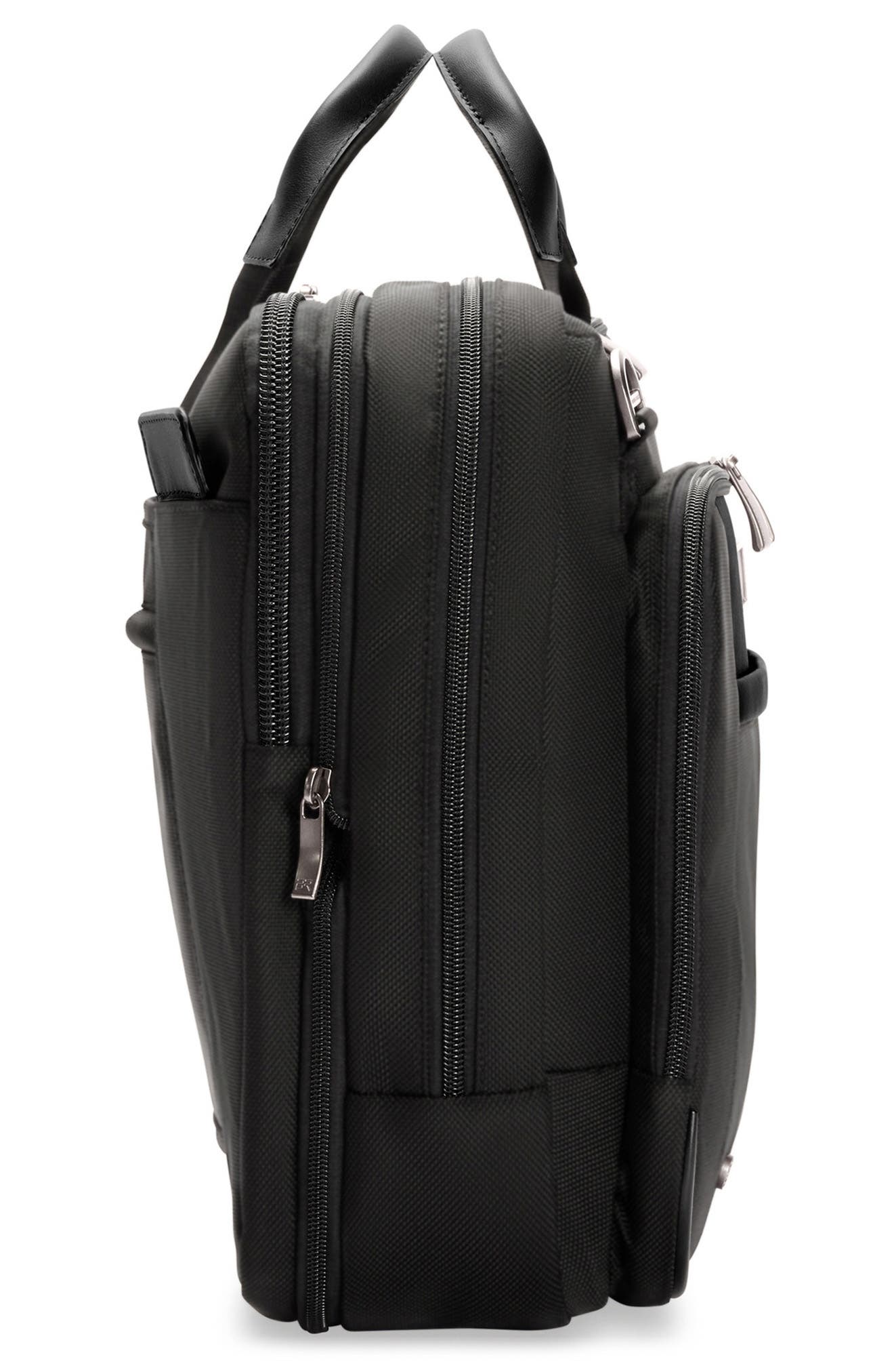 Briggs & Riley @Work Large Expandable Briefcase, Alternate, color, Black