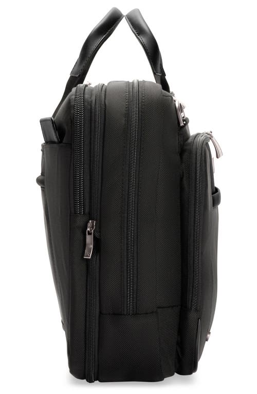 Briggs & Riley Large Expandable Brief In Black