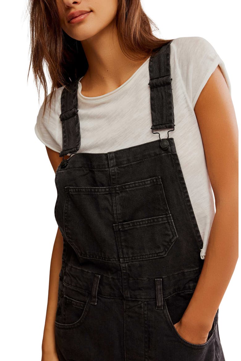 We the Free Ziggy Denim Overalls, Alternate, color, MINERAL BLACK