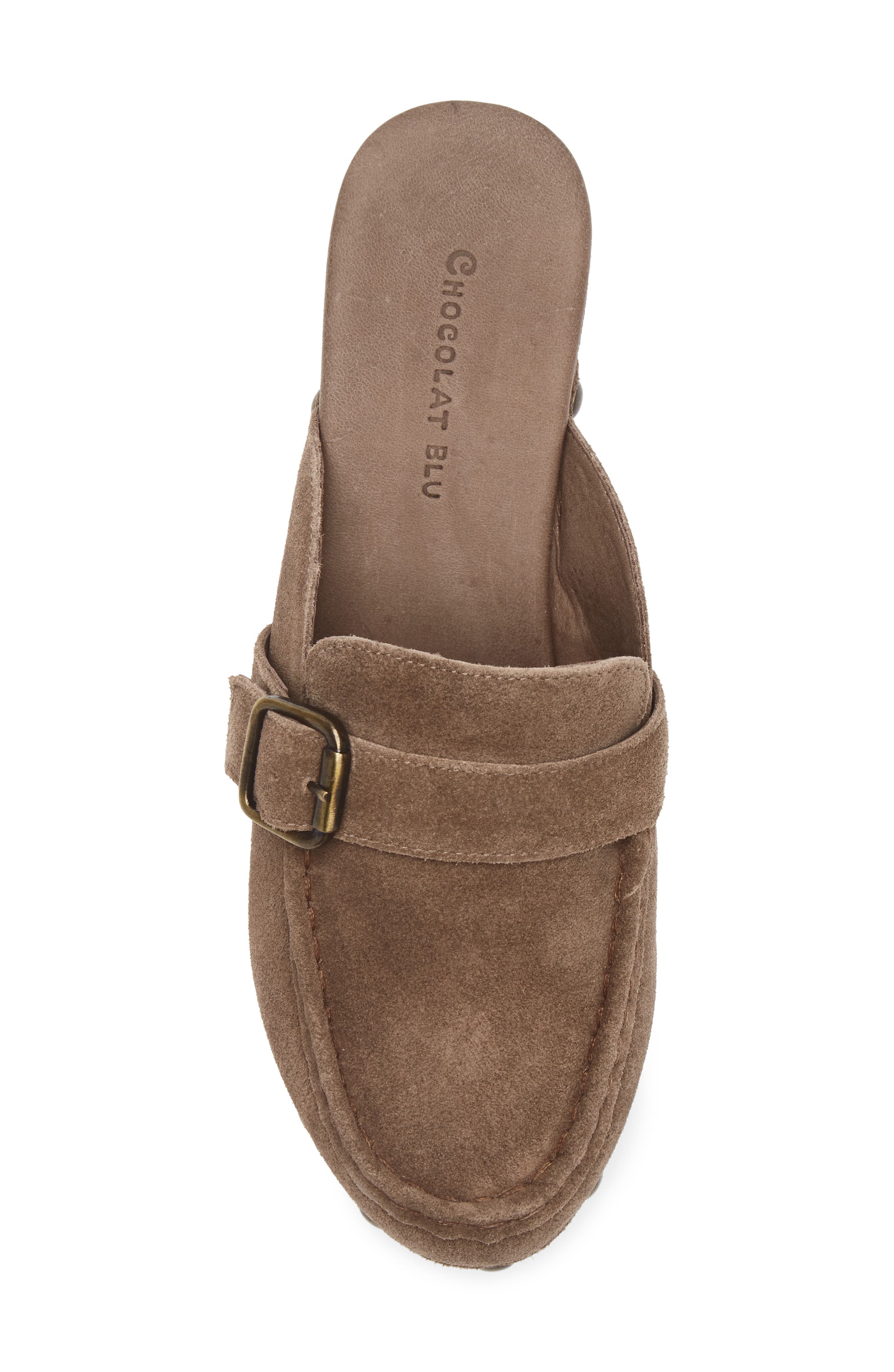 Genni Platform Loafer Mule, Alternate, color, TOFFEE SUEDE