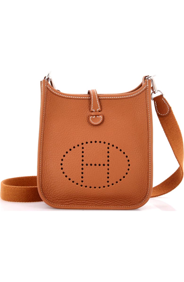 Pre-Owned Hermes Evelyne Bag Gen III Clemence TPM, Main, color, Gold