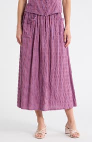 Melrose and Market Gingham Maxi Skirt