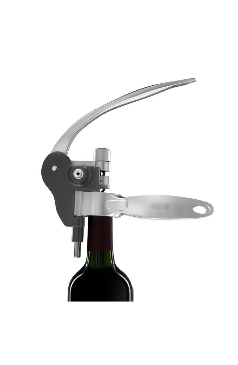 Innovine Horizontal Lever Corkscrew, Alternate, color, Black