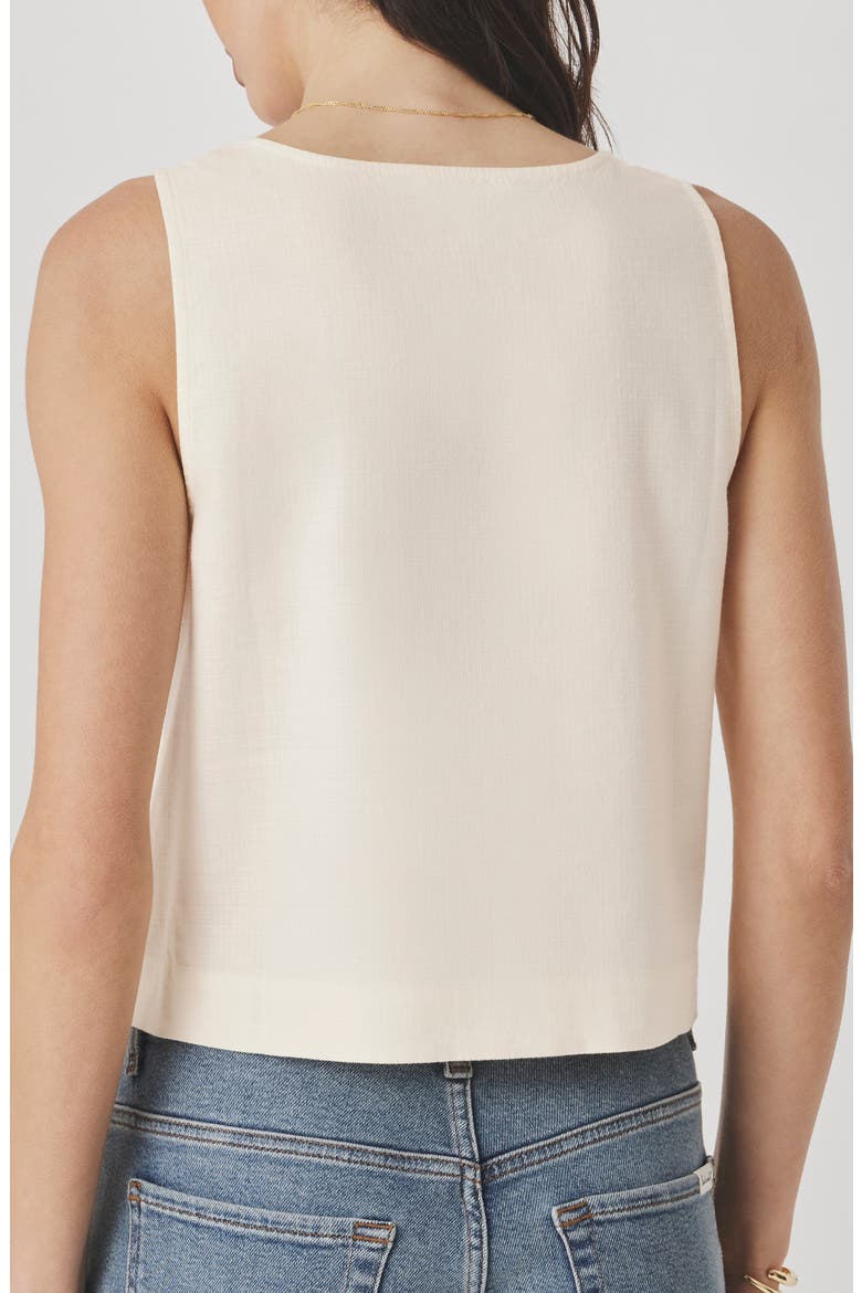 Valerie Square Neck Crop Tank, Alternate, color, SHELL WHITE