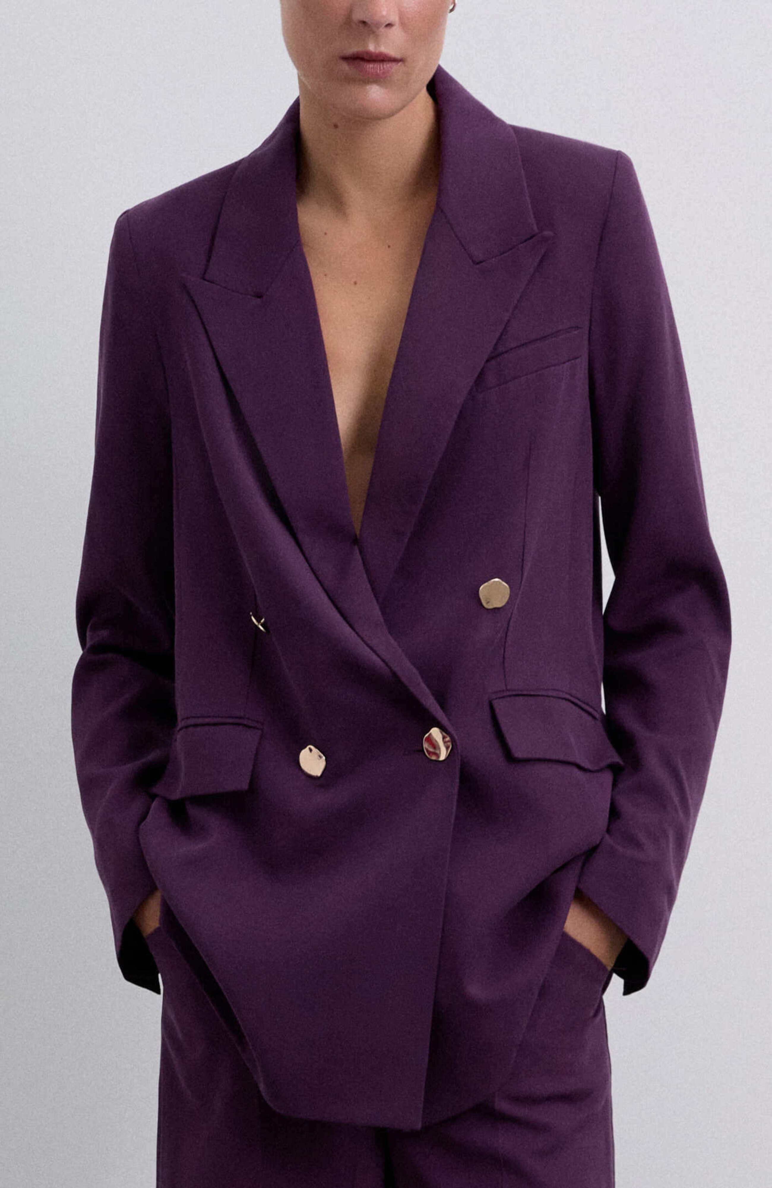 Purple Blazer