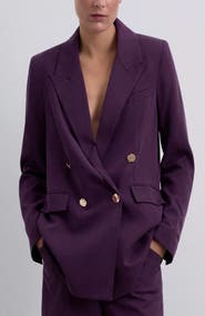 Scalpers Purple Blazer