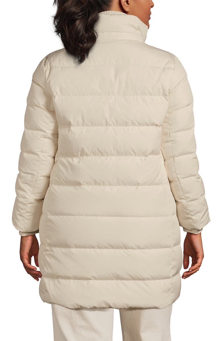 Lands' End Down Winter Coat, Alternate, color, Ivory Pearl