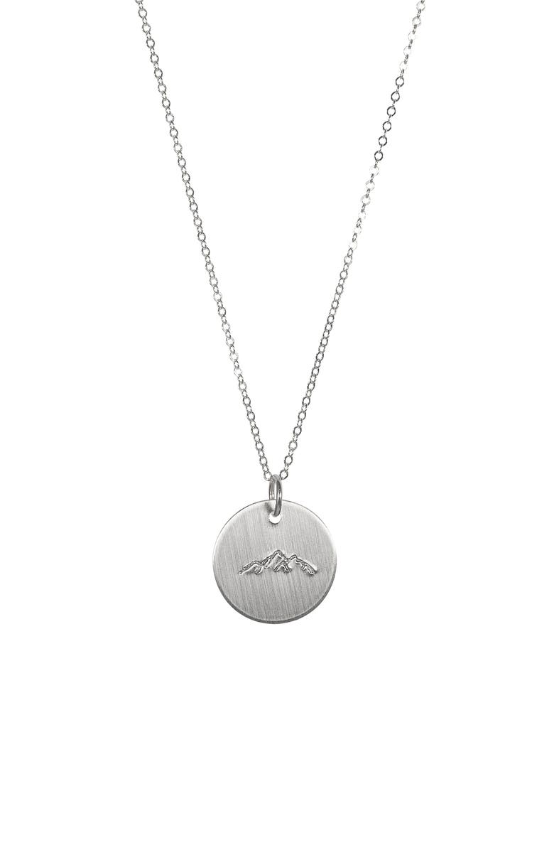 Nashelle Mountain ID Necklace, Main, color, 