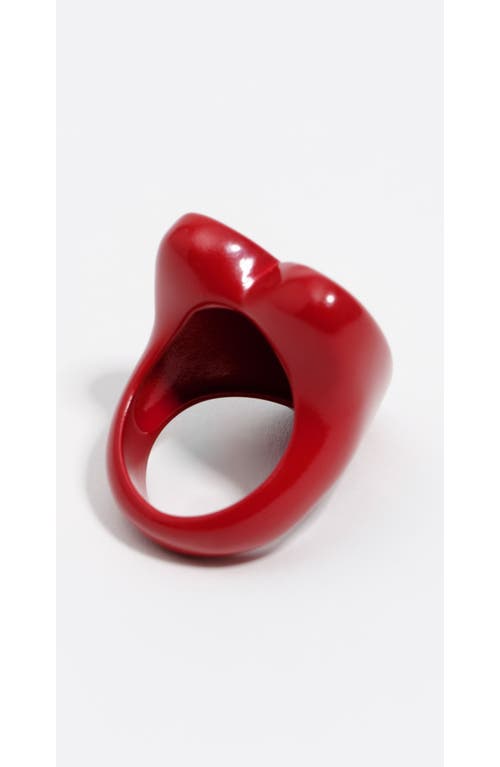Bimba Y Lola Heart Ring In Red